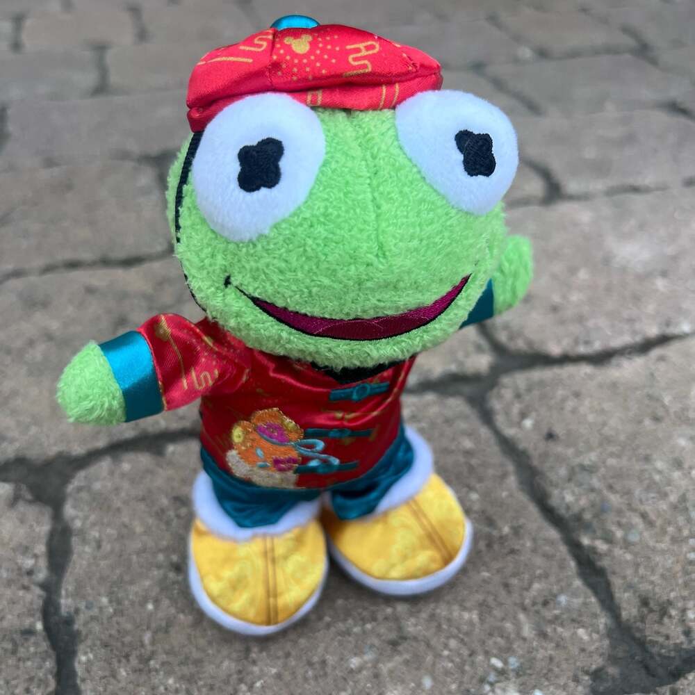Disney nuiMOs Kermit the Frog Plush Toy with Chinese New Year Outfit